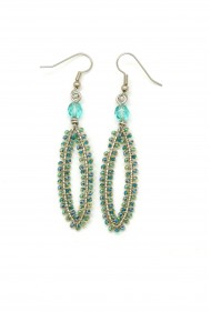 Sliver Bead Earrings